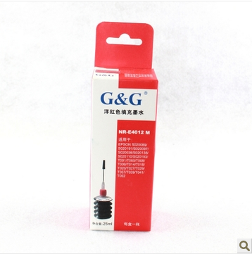 格之格（G&G）NR-E4012M 25ml红色墨水 （适用于爱普生EPS0N T057/T058/ME1/ME300/ME350）