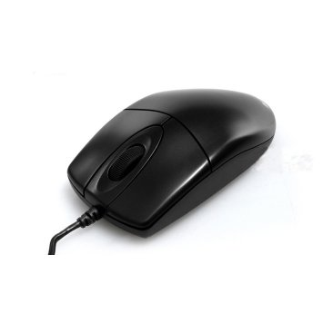 双飞燕（A4TECH）MOP-620NU 迷你鼠标 笔记本专用 针光USB有线 黑色