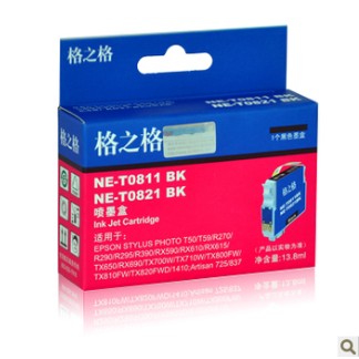 格之格（G&G）NE-T0821BK/NE-T0811BK 黑色墨盒T0821/0821N（适用于EPSON R270/R295/R390/RX590/R290）