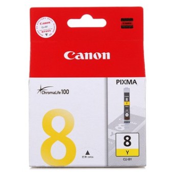 佳能（Canon）CLI-8Y 黄色墨盒（适用CANON PIXMA iP4200/iP4200 Refurbished/iP4300/iP4500/   iP5200/iP5200R//iP5300/iP6600D/iP6700）