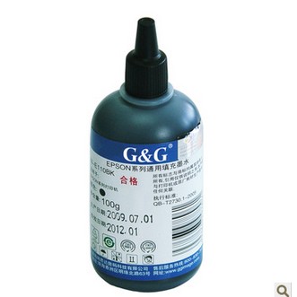 格之格（G&G）NI-E110BK 100ml黑色墨水 （适用爱普生EPSON喷墨打印机连供墨水）