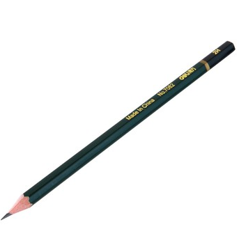 得力(deli) 7082 安全高级石墨铅芯素描 绘图2H铅笔/学生铅笔 12支/盒清仓