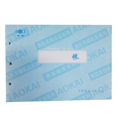 奥凯（Aokai) 25K（小）标准活页账页 空头账 横式 明细账  150*205mm