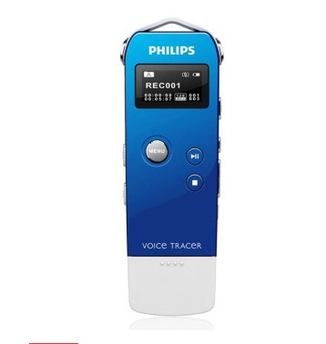 飞利浦PHILIPS VTR5500 VTR5600 4G 专业录音笔 降噪MP3 FM录音